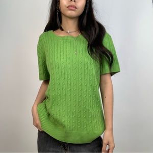Green Knit Tee